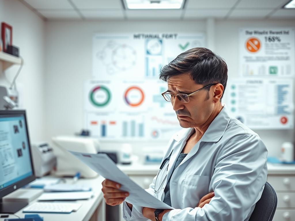 A clinical laboratory setting with a desk, computer, and medical equipment in the foreground. In the middle ground, a person examining test results with a concerned expression. In the background, various scientific diagrams and charts depicting potential side effects of Mitolyn. The lighting is bright and clinical, with a sense of scientific rigor. The mood is one of investigation and scrutiny, with a focus on understanding the safety and potential risks of the supplement. A clinical laboratory setting with a desk, computer, and medical equipment in the foreground. In the middle ground, a person examining test results with a concerned expression. In the background, various scientific diagrams and charts depicting potential side effects of Mitolyn. The lighting is bright and clinical, with a sense of scientific rigor. The mood is one of investigation and scrutiny, with a focus on understanding the safety and potential risks of the supplement.